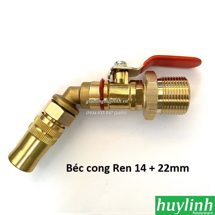 Đầu béc xịt rửa máy lạnh điều hoà sử dụng cho máy rửa xe - Ren 14 và 22