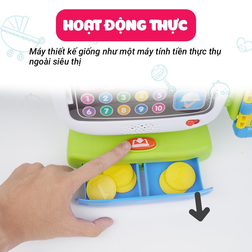 Bộ đồ chơi giáo dục sớm, nhập vai: máy tính tiền tự động WINFUN 2515 kích thích bé phát triển trí tưởng tượng - BPA free