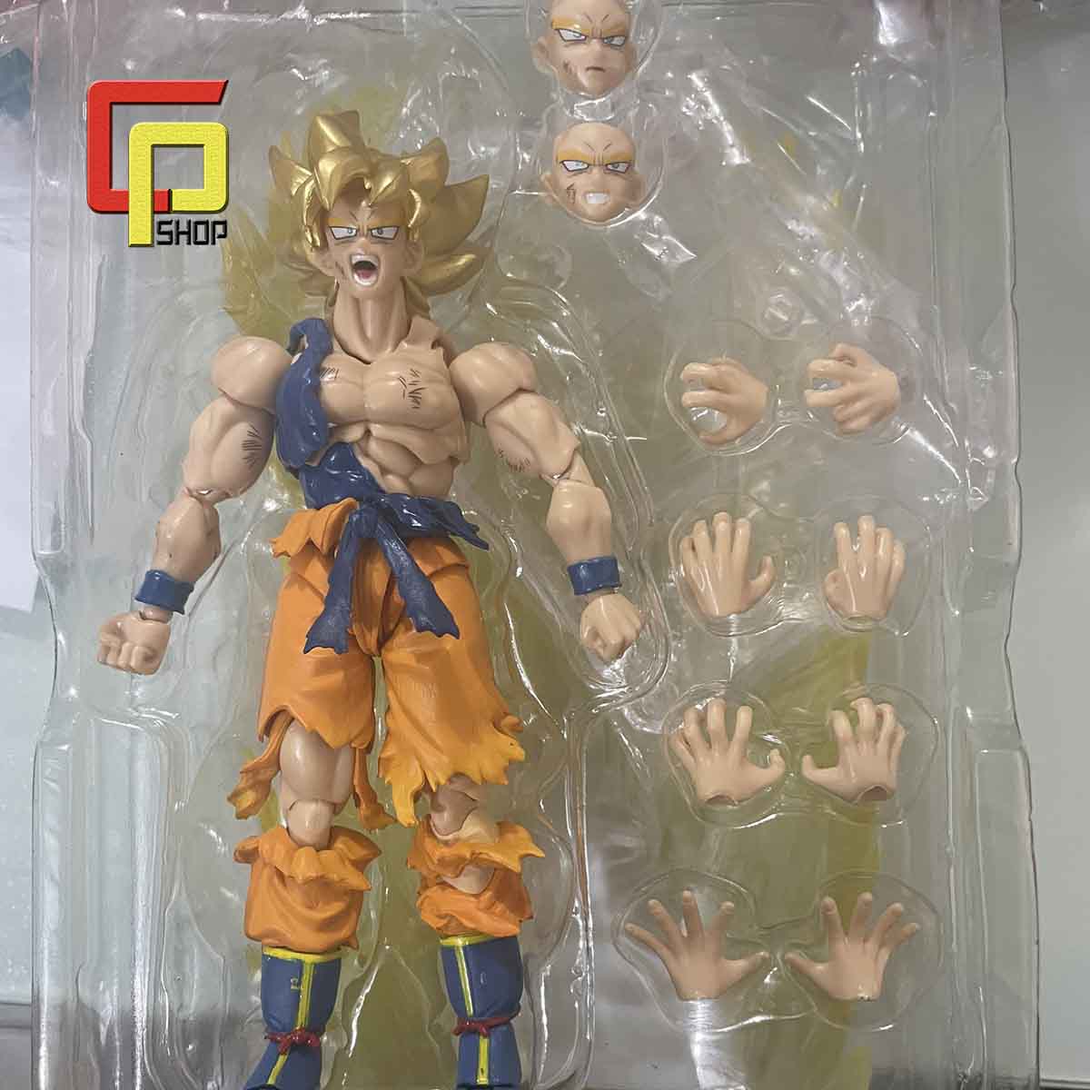 Mô hình Son goku Super Saiyan khớp - Mô hình Dragon Ball - Figure Son Goku SHF