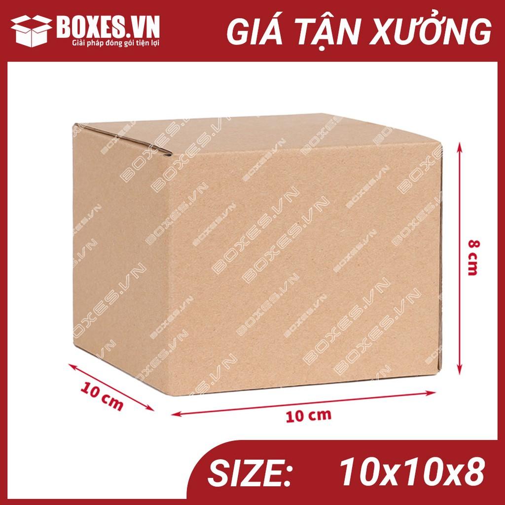 10x10x8 Combo 100 hộp Carton đóng gói hàng giá tại xưởng