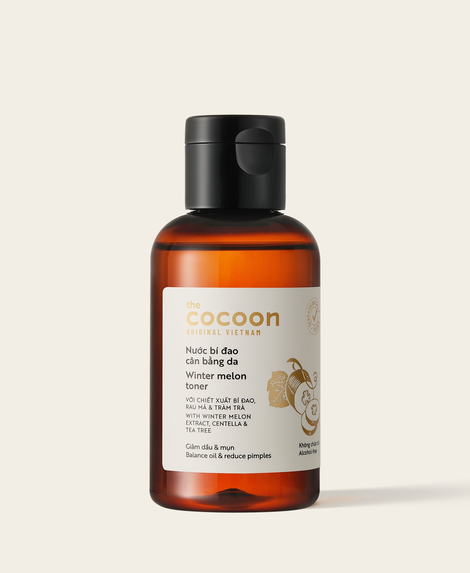 Combo Gel rửa mặt bí đao cocoon 140ml + Toner bí đao cocoon 140ml + Son dưỡng dầu dừa Bến Tre cocoon 5g