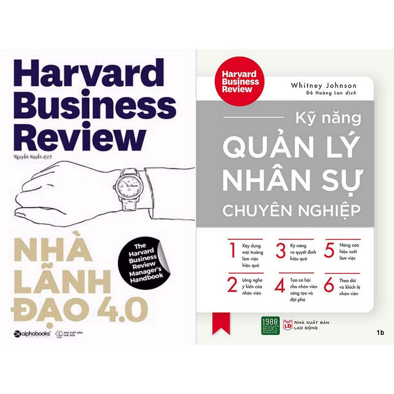 Combo 2 Cuốn: Nhà Lãnh Đạo 4.0 + Kỹ Năng Quản Lý Nhân Sự Chuyên Nghiệp