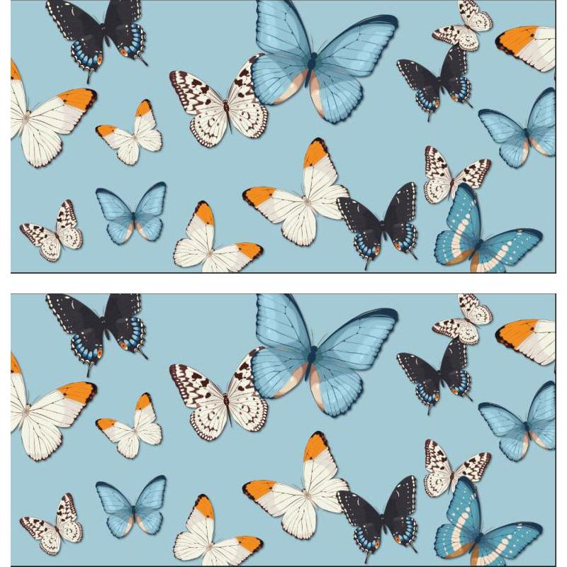 Decal dán tường-decal trang trí - ĐÀN BƯỚM