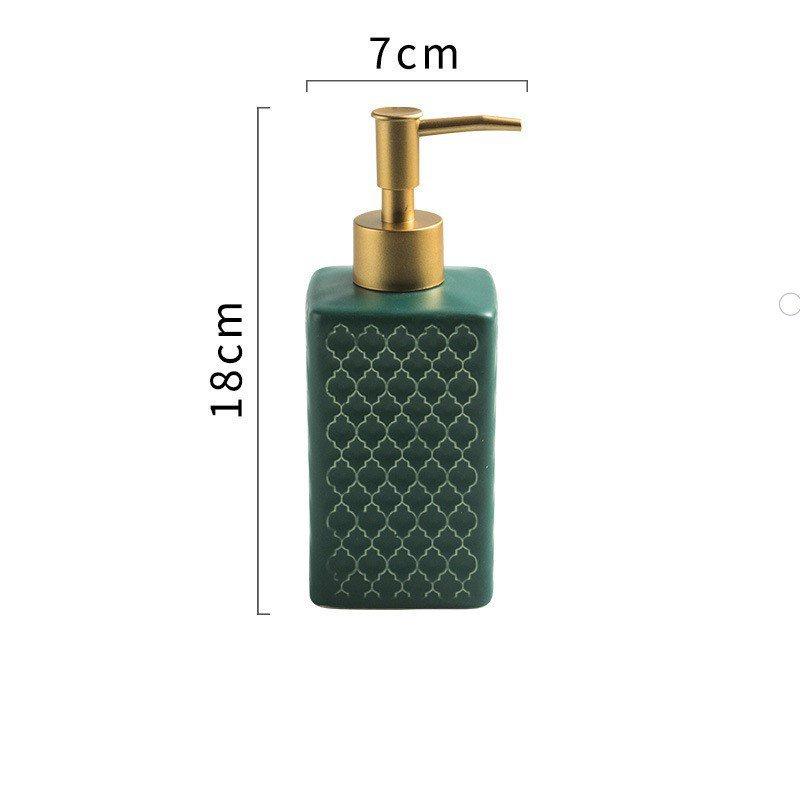 Bình Đựng Sữa Tắm Dầu Gội, Nước Rửa Tay Chất Liệu Sứ Cao Cấp 360ml