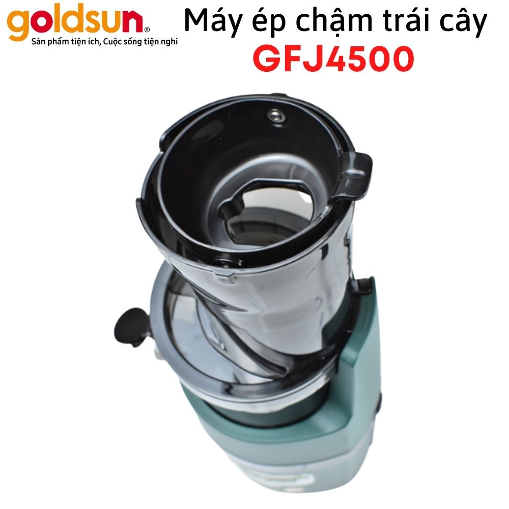 Máy Ép Chậm Trái Cây Goldsun GFJ4500 Nguyên Quả Kiệt Bã Lên Đến 98% Công Suất 200W - Hàng chính hãng