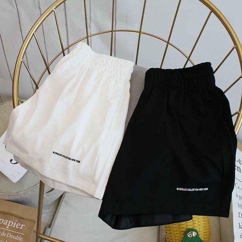 Quần đùi sport ulzzang - NEW YORK Cổ điển quần thun cotton mềm mịn hot trend Hè 2021