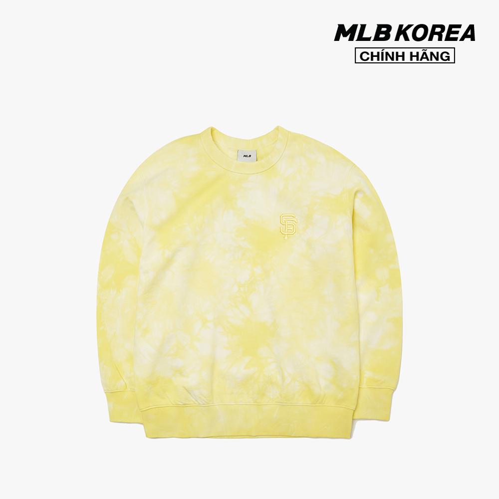 MLB - Áo sweatshirt tay dài cổ tròn Tie Dye Overfit 3AMTS0221