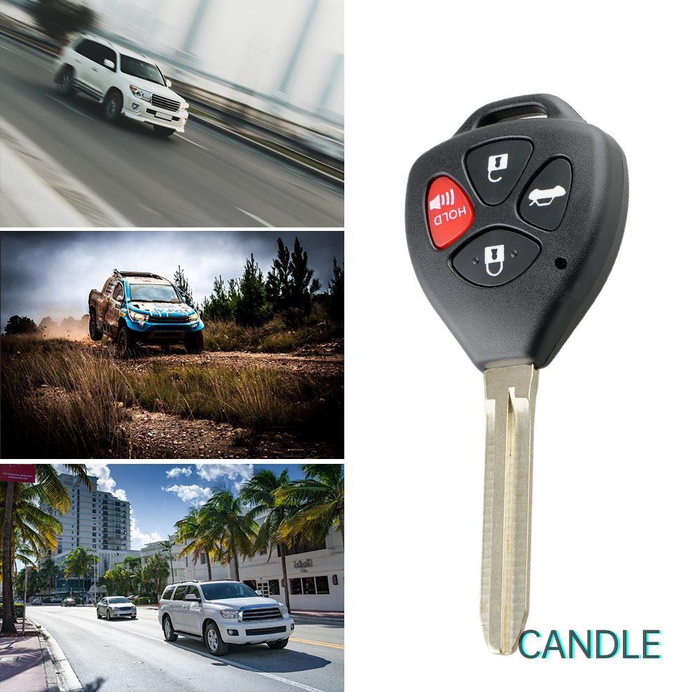 Vỏ Chìa Khóa Điều Khiển Từ Xa 4 Nút Cho Toyota Camry Camry