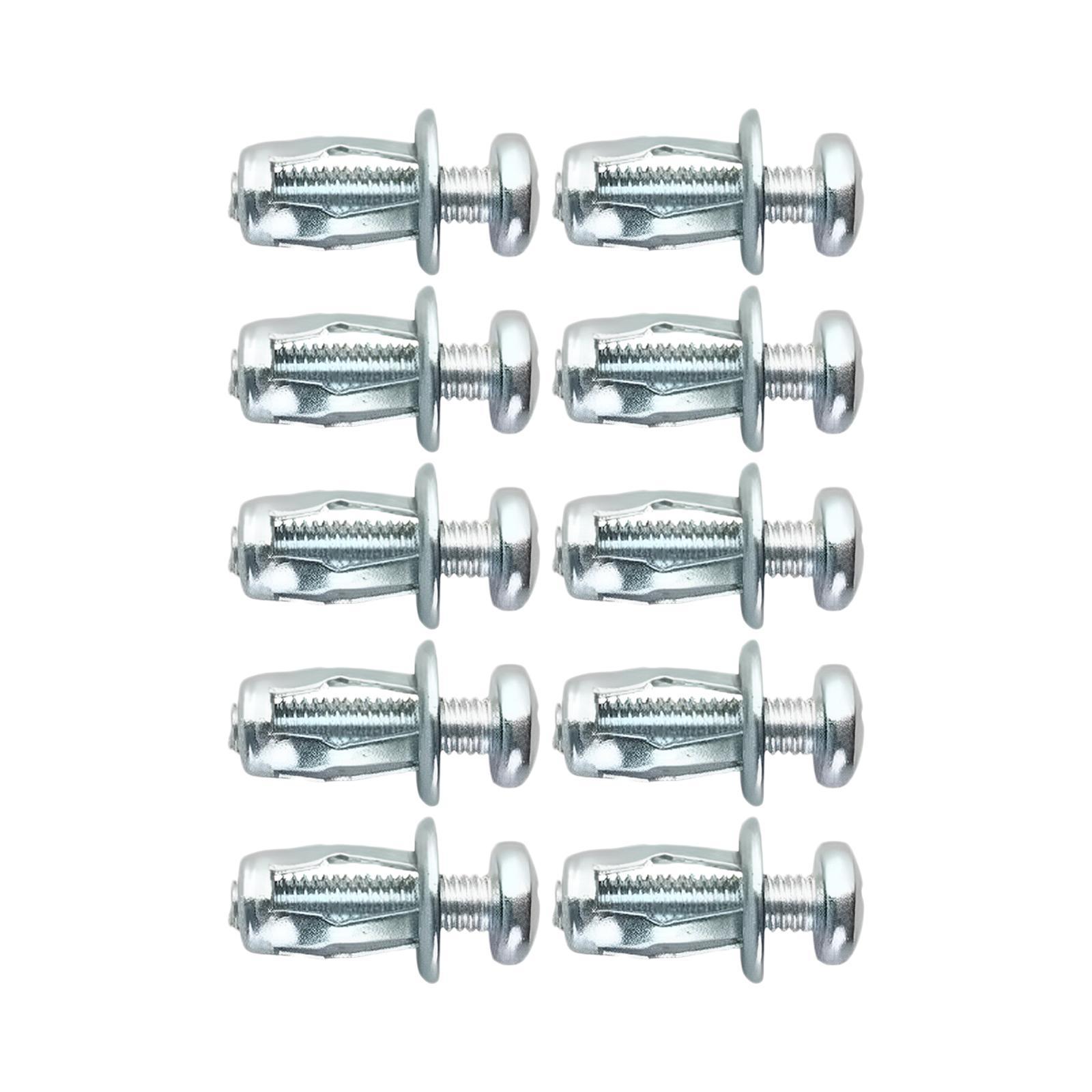 10Pcs Petal Expansion Nut Expansion Plug for Lamp Installation Wall Cabinets