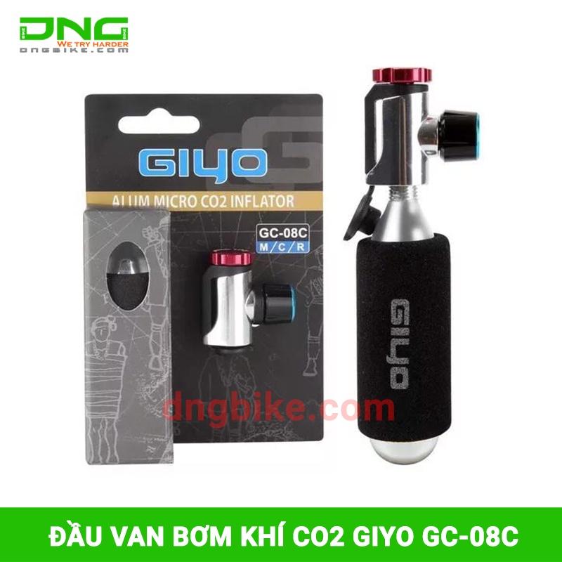 Đầu van bơm bình khí CO2 GIYO GC-08C