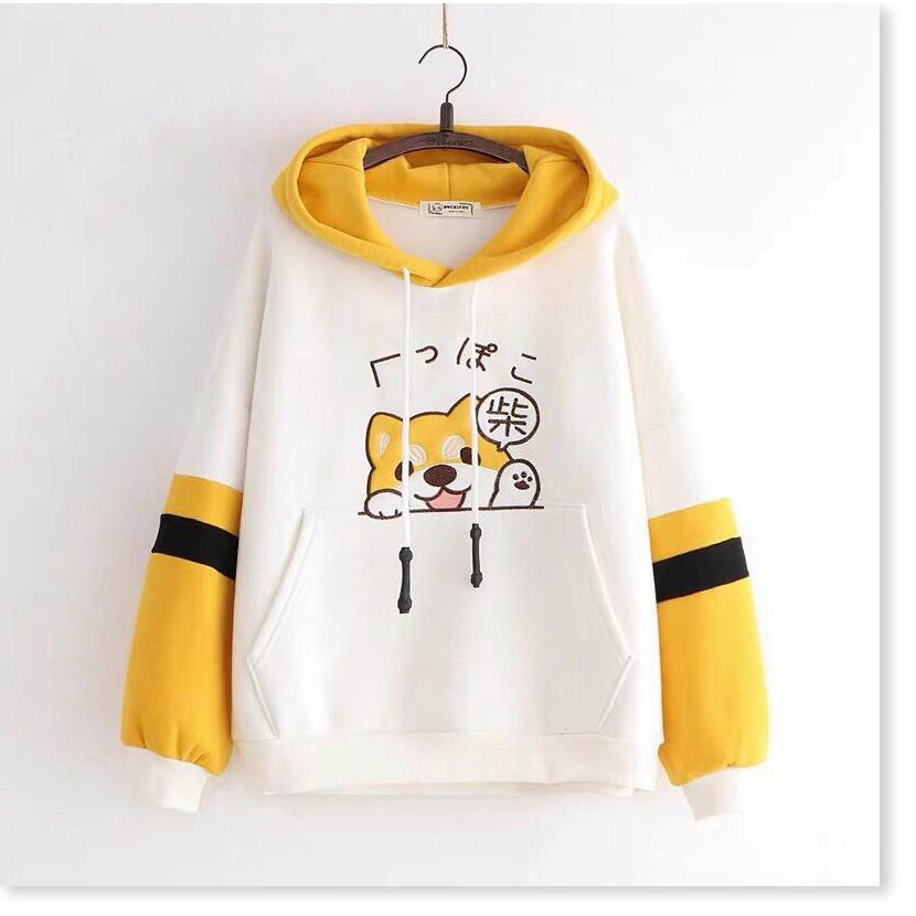ÁO KHOÁC HOODIES,FROM RỘNG Y HÌNH,CHẤT LIỆU VÃI THOÁNG MÁT,THIẾT KẾ HỌA TIẾT XINH XẮN THỜI TRANG KME.STORE