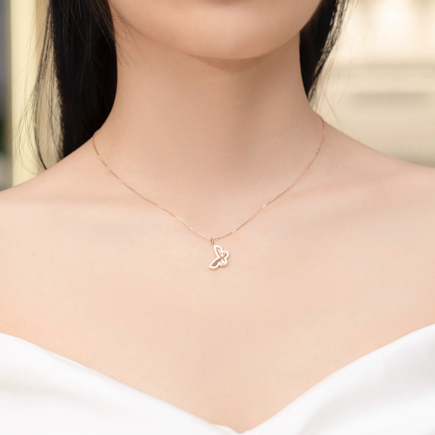 Dây Chuyền Vàng 18K DCZ005 Huy Thanh Jewelry