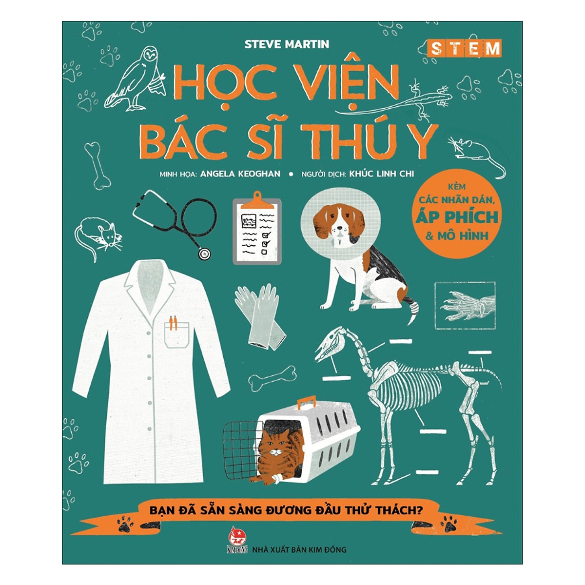 Sách bộ 04 cuốn STEM #3 - Học viện Phi công/ Học viện Bác sĩ/ Học viện Phi hành gia/ Học viện Bác sĩ thú y