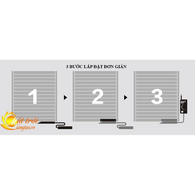 Cảm biến cửa cuốn mở phát sóng không dây RF