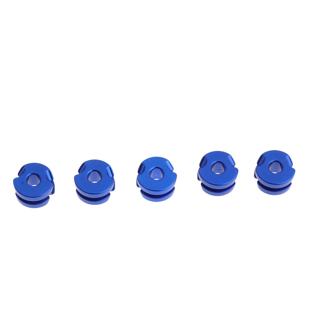 5 Pieces Archery 1/8" Peep Sight Hole for Compound Bow Accessory Black