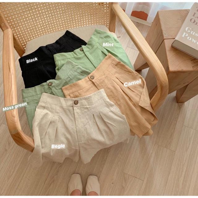 Linen shorts- quần linen