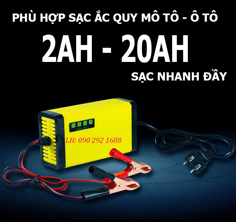 Máy sạc ắc quy tự động 12V-2A