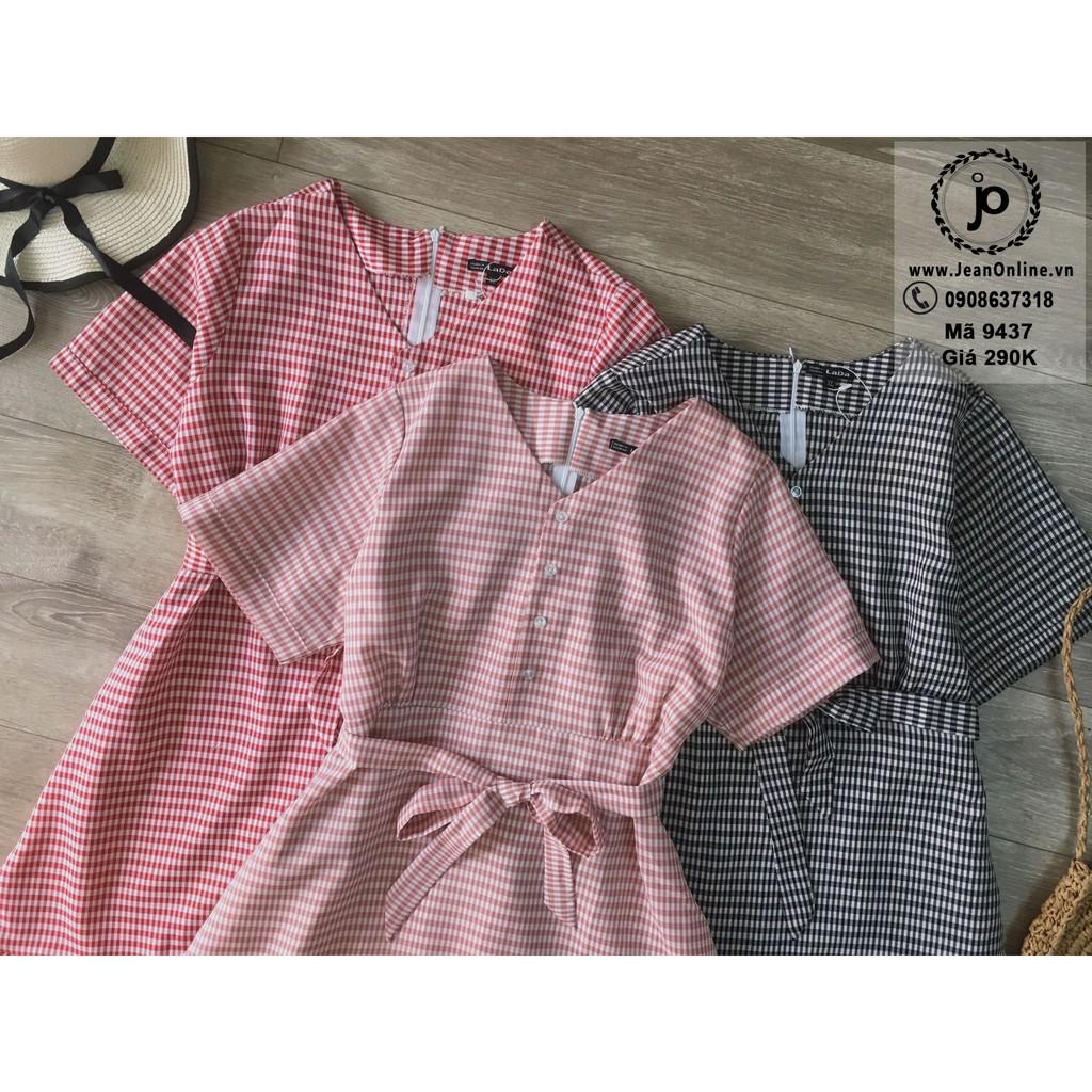 Bigsize Nữ - Đầm Caro Đuôi Cá