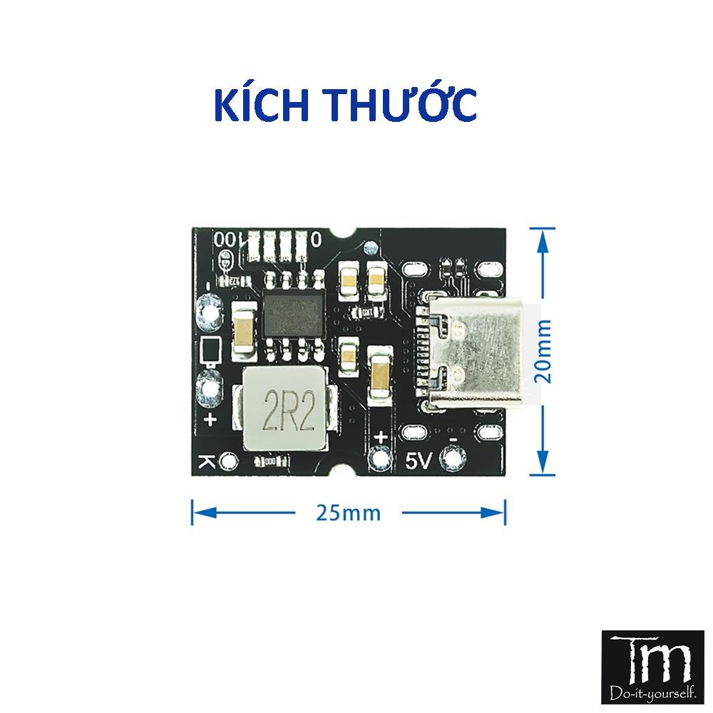 Mạch Sạc Xả &amp; Tăng Áp 5V2A Dùng Cho Pin Lithium