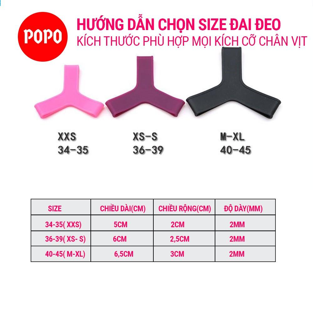 Bộ cố định chân nhái lặn biển 1141 phụ kiện chất liệu silicone giữ cố định chân vịt lặn biển chất liệu cao cấp POPO