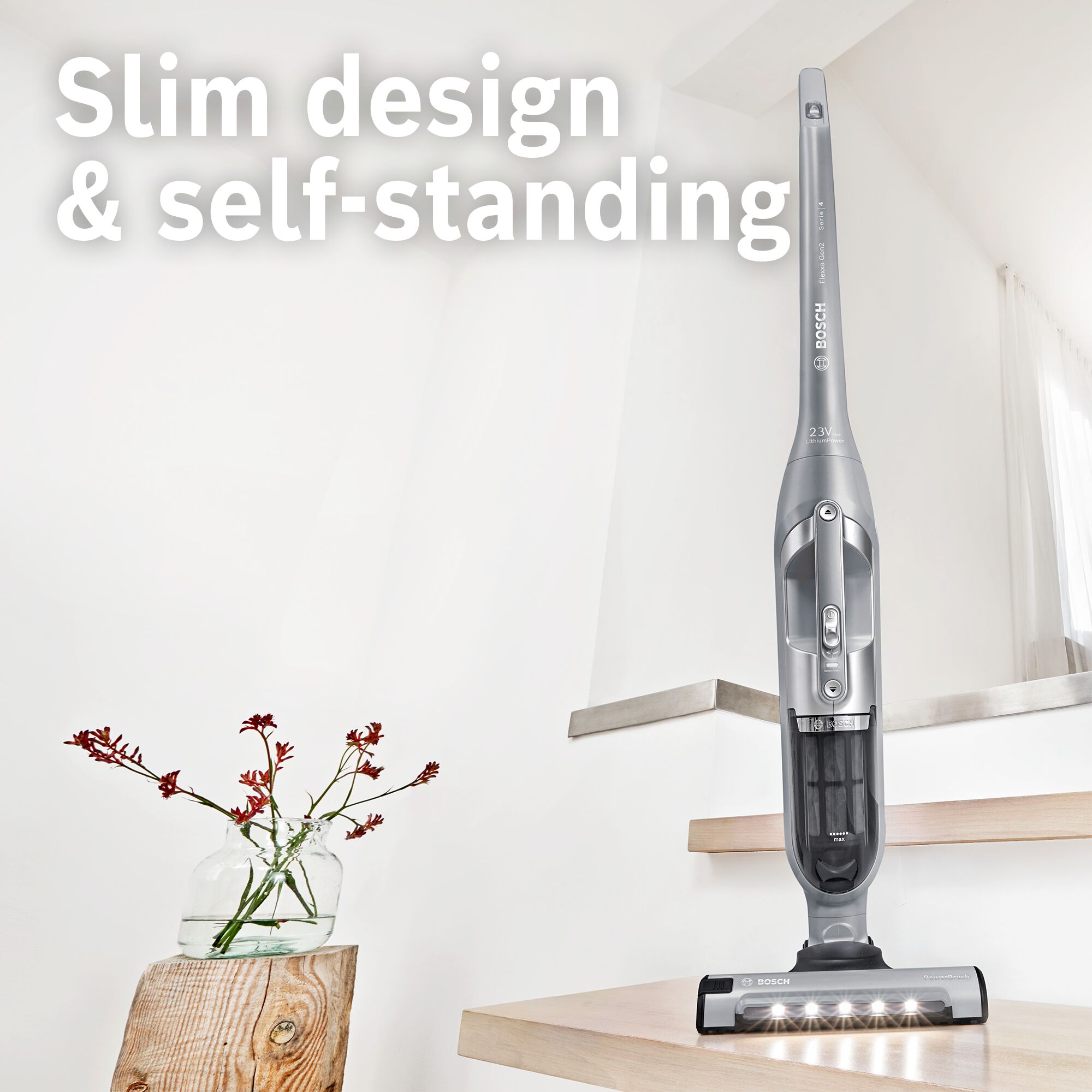 Máy hút bụi không dây Bosch BCH3P2301 - Series 4 - Hàng chính hãng