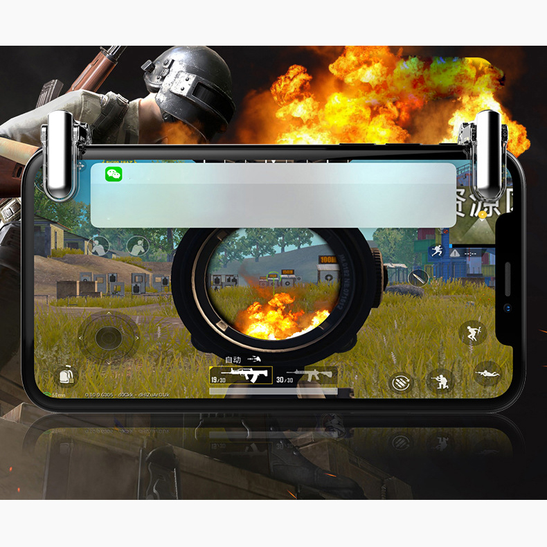 Bộ 2 Nút Bấm Chơi Game PUBG Dạng Kẹp MINI Hỗ Trợ Chơi Game PUBG