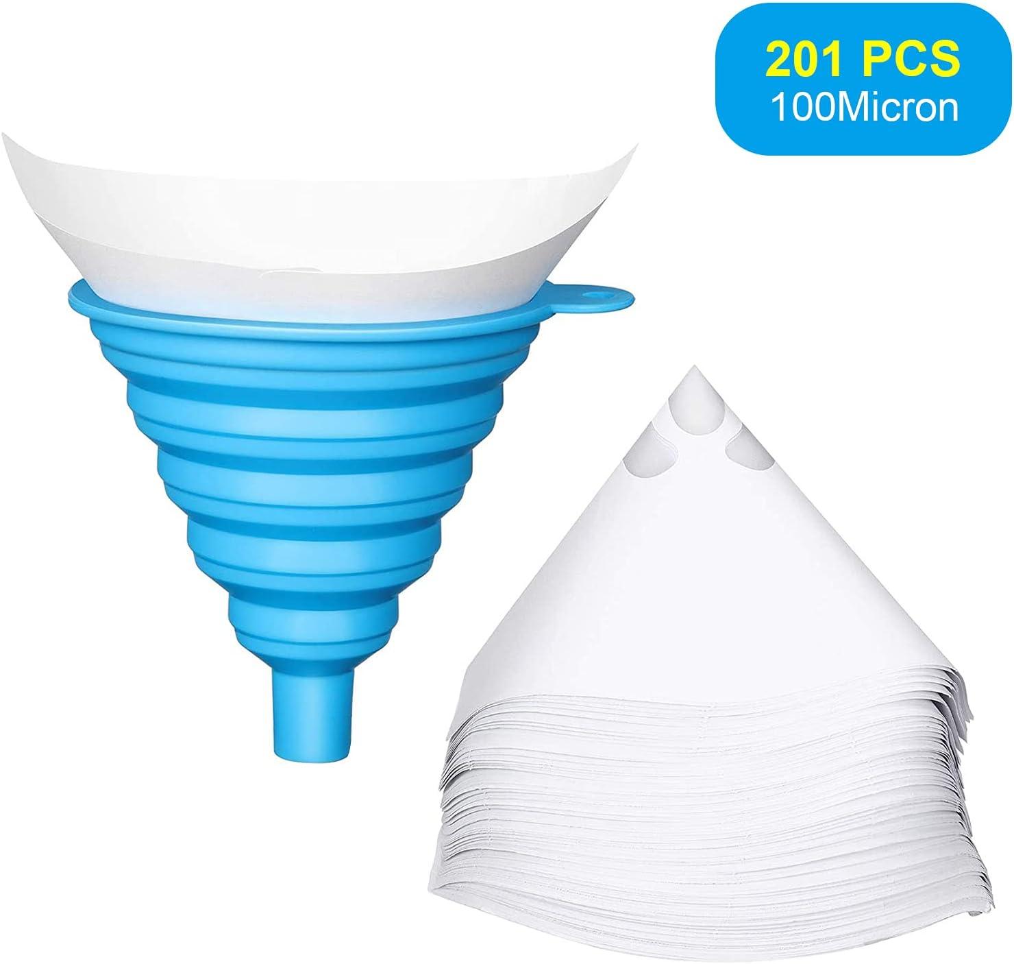 200 Gói Dụng Cụ Lọc Sơn Dùng Một Lần Dụng Cụ Lọc Sơn  Phun Sơn Với Phễu Silicone Dụng Cụ Lọc Sơn Lọc Cho Ô Tô Nghệ Thuật Thủ Công