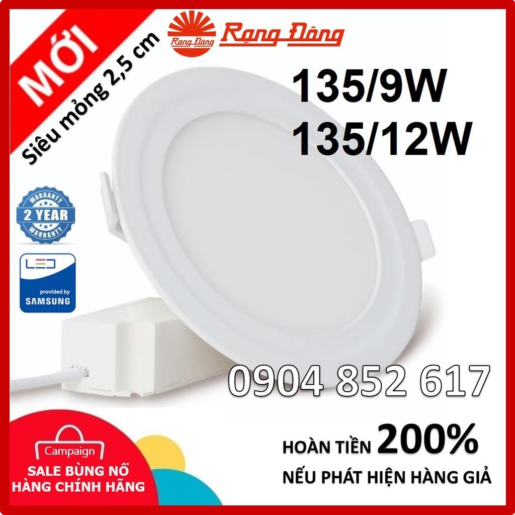 Đèn LED âm trần Rạng Đông 1 màu và đổi 3 Màu