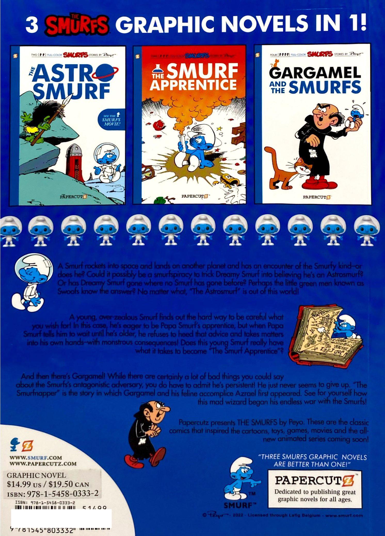 Sách ngoại văn: The Smurfs 3-In-1 #3: The Smurf Apprentice, The Astrosmurf, And The Smurfnapper