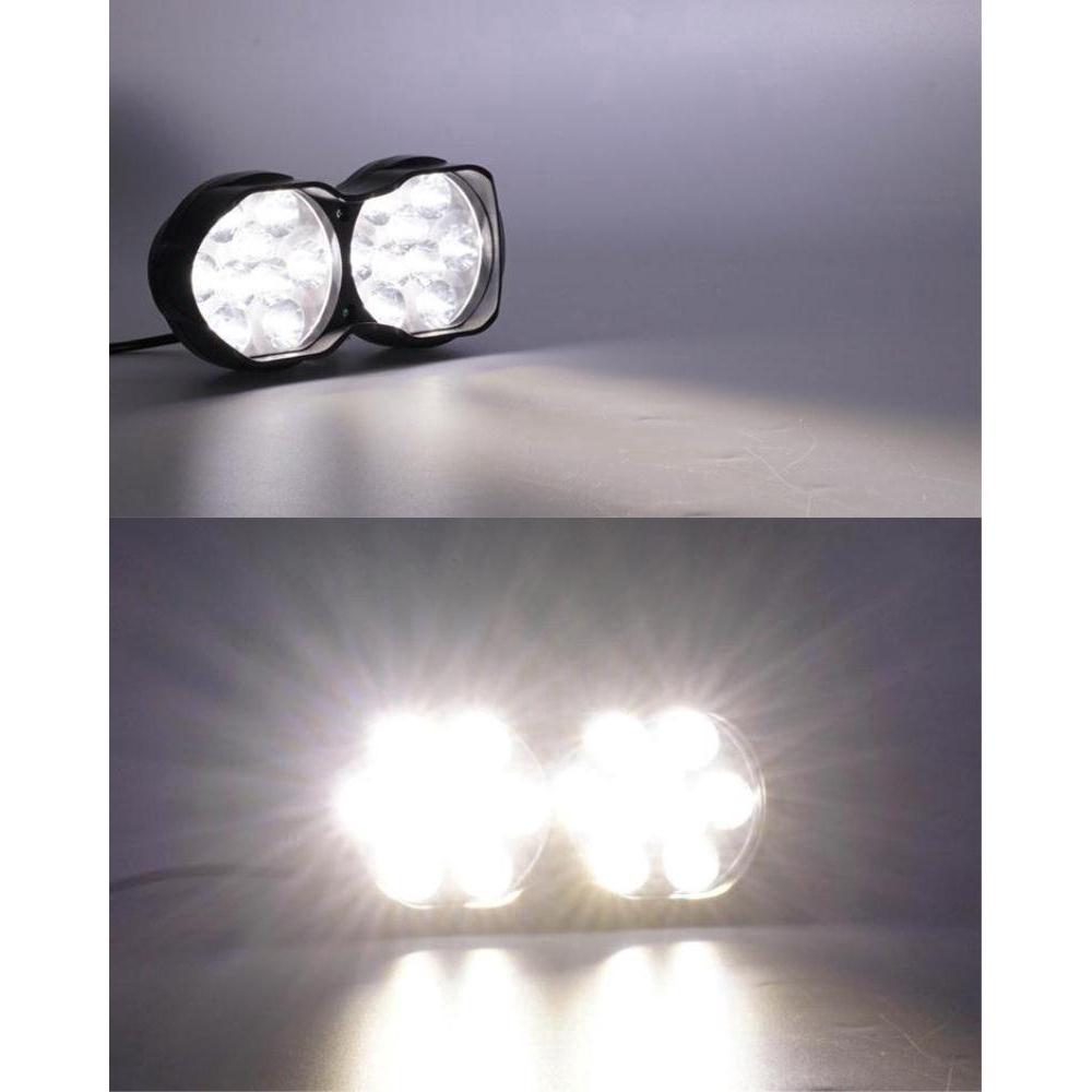 Sương Mù LED Cho Xe Máy Xe Trượt Scooter LED Làm Đèn Pha Bên Ngoài Đèn