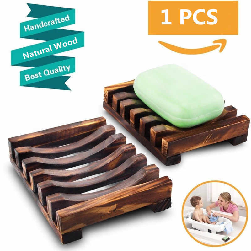 Khay Dĩa Đựng Xà Phòng handmade Bằng gỗ tự nhiên – Natural Wood Soap Tray Holder Bathroom, decor trang trí phòng tắm theo phong cách gần gũi với môi trường