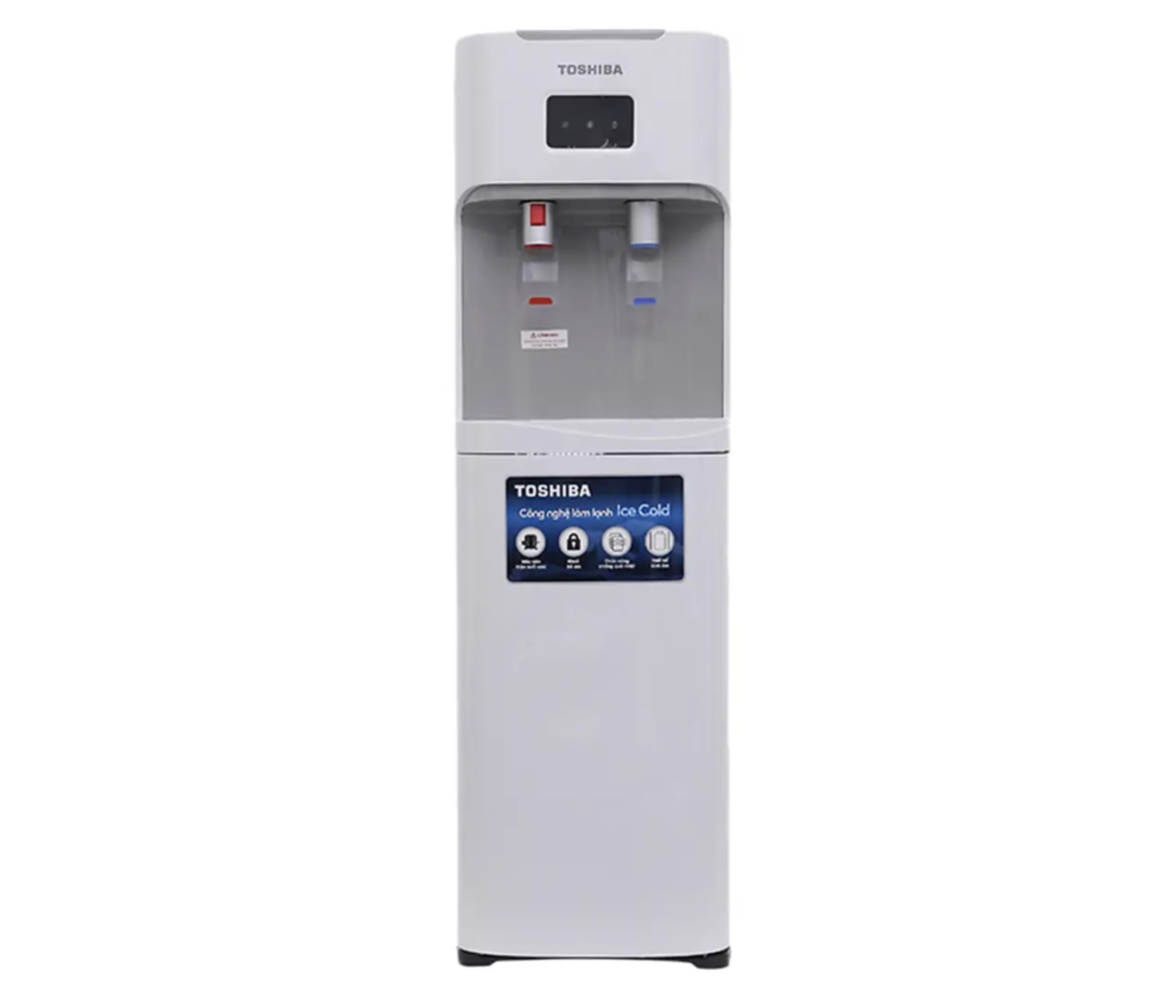 Cây nước nóng lạnh Toshiba RWF-W1669BV (W1) - Bình âm dưới, Làm lạnh bằng Block, Công nghệ Ice cold - Hàng chính hãng, Bảo hành 12 tháng chính hãng