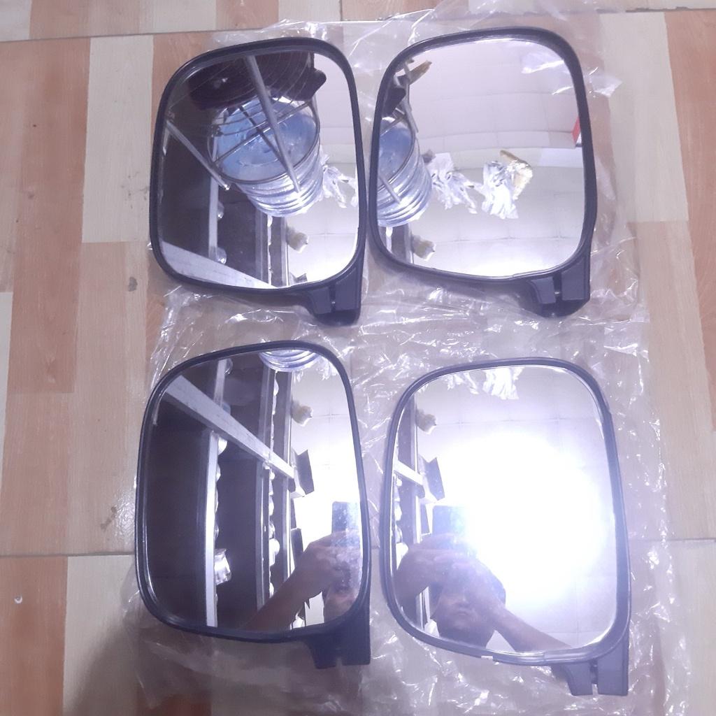 Gương chiếu hậu, gương lắp phía sau soi đuôi xe Toyota Hiace H100, H200, kích thước 210*154, đầu táo 21mm