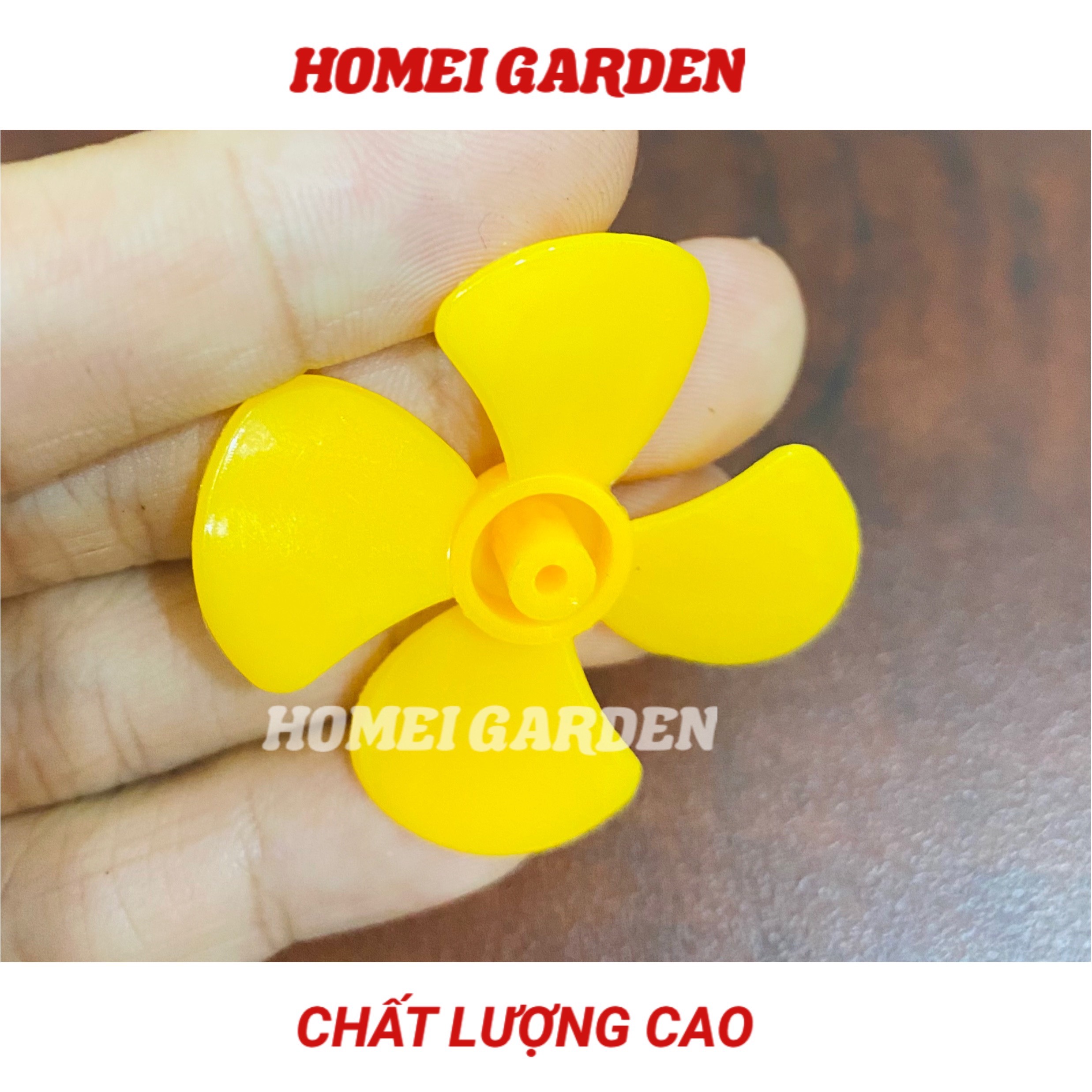 4 cánh quạt nhựa mini 4 cánh trục 2mm đường kính 40mm hàng tốt - HM0038