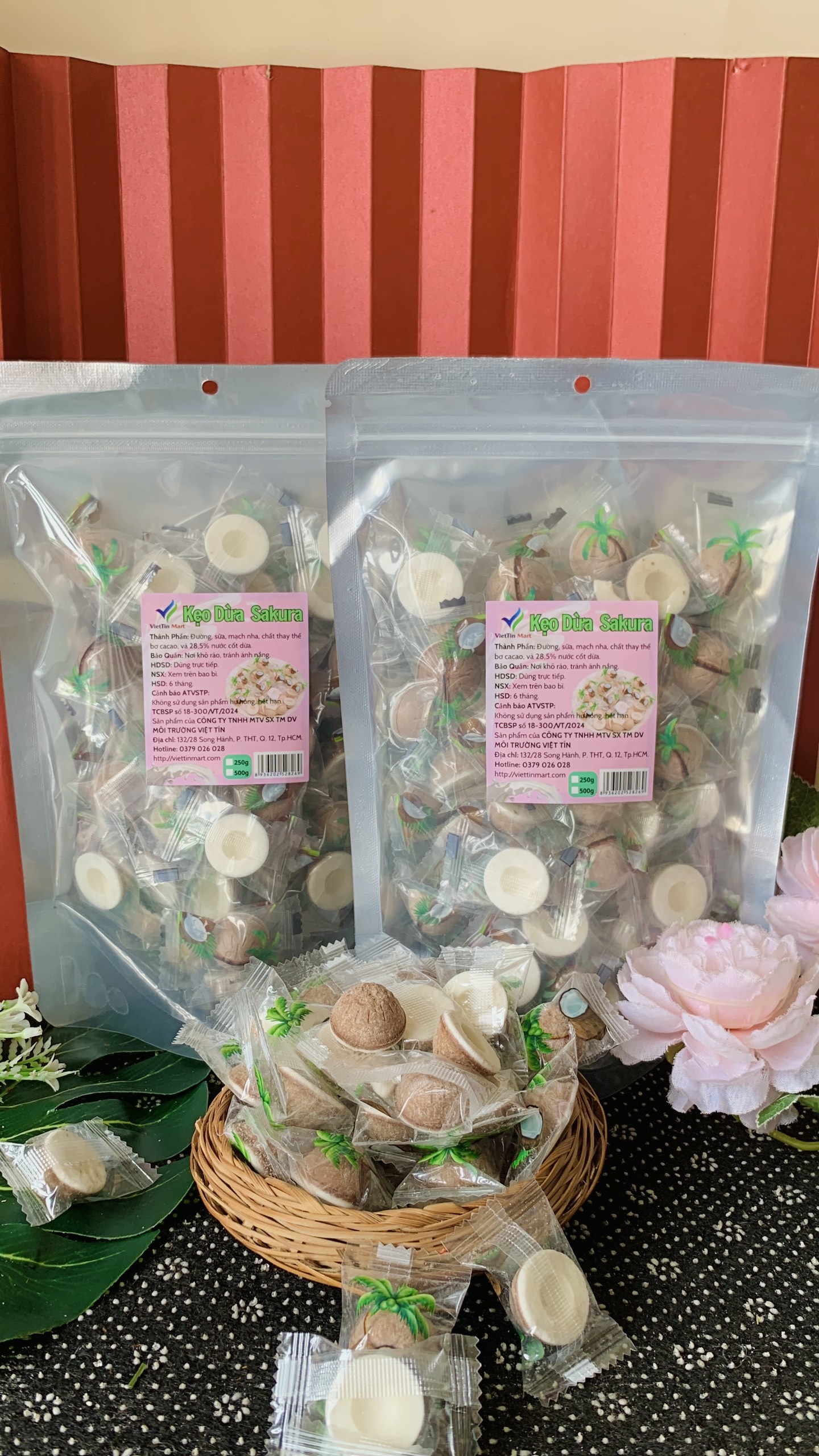 Kẹo Dừa Sakura Hobabe