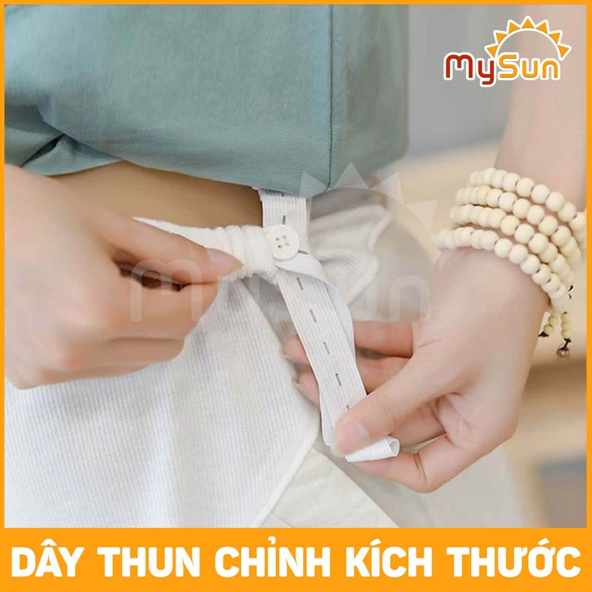 Quần short đùi lưng thun ống rộng dành cho bà bầu mặc mát mùa hè MySun