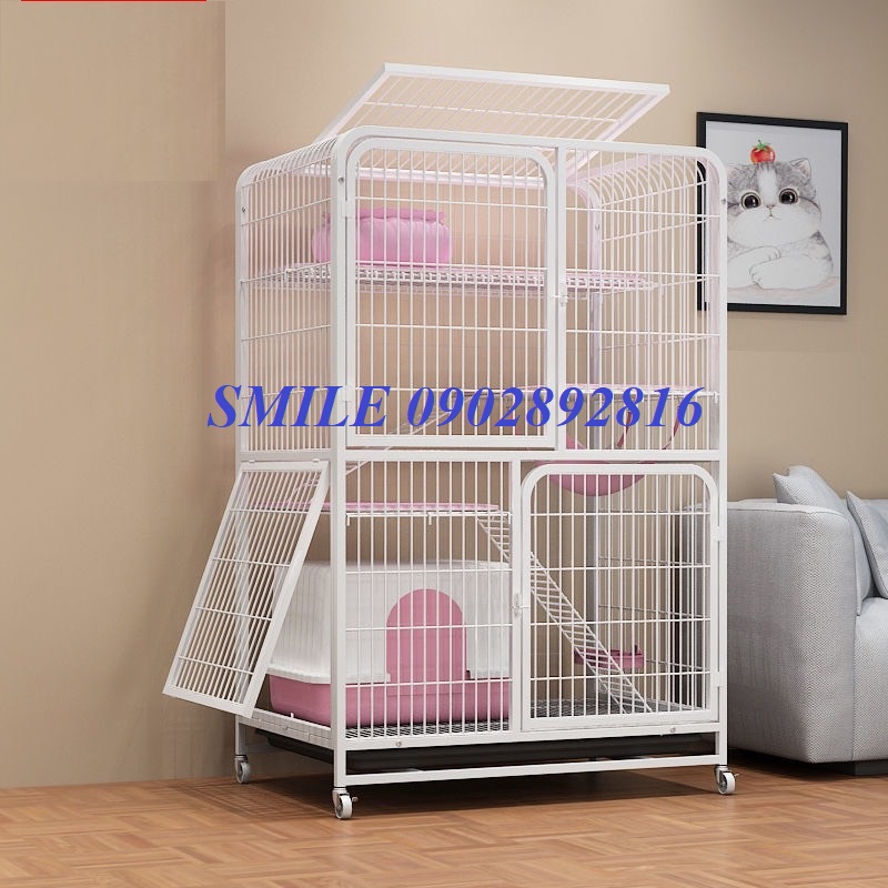 [MẪU HOT] Chuồng Mèo 3 Tầng Nan Ống Cao Cấp Xịn Xò- Cam kết giống hình 100