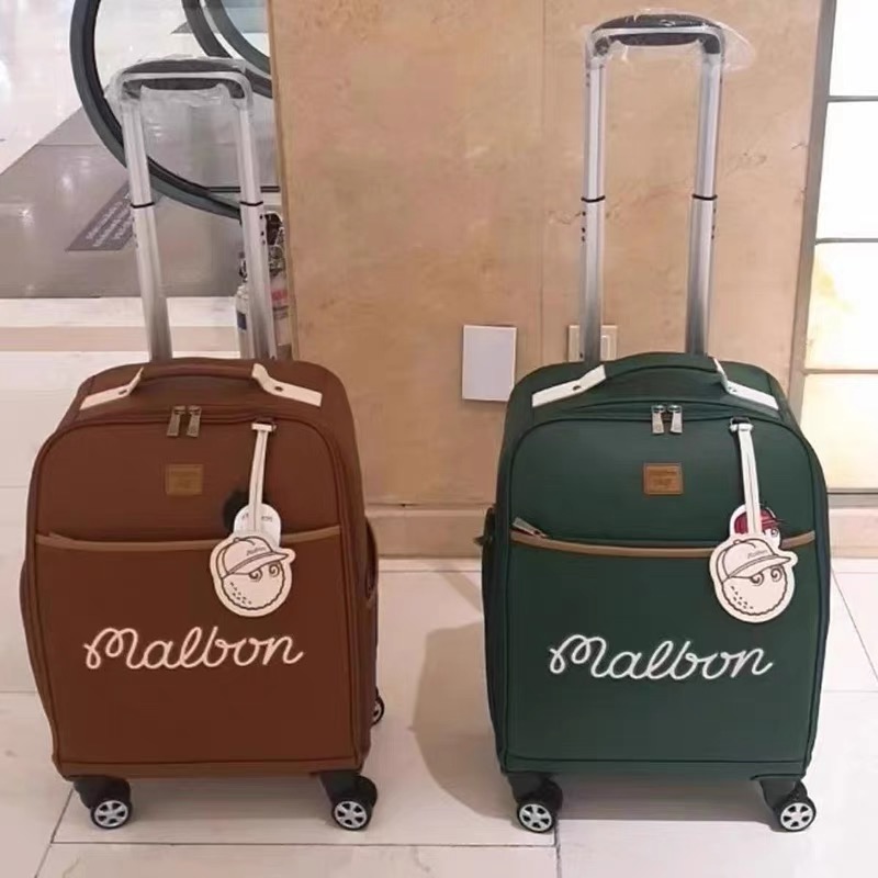 Túi đựng quần áo golf Malbon có bánh xe tiện lợi da PU cao cấp TD033