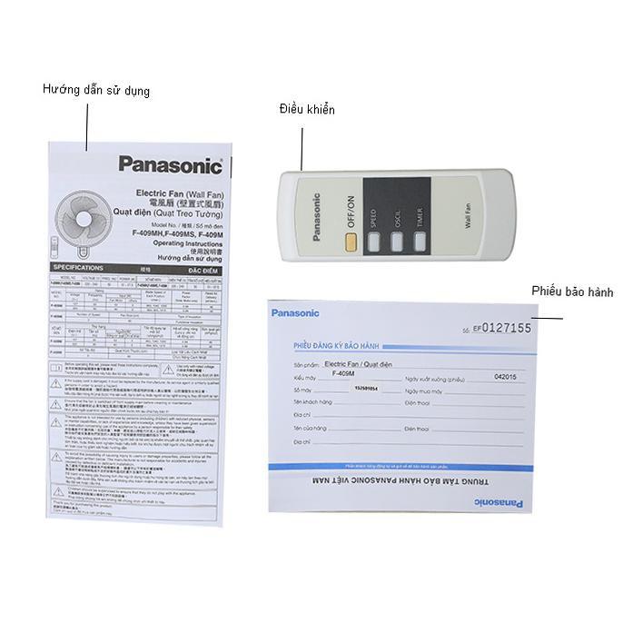 Quạt treo tường Panasonic F-409MB _Hàng chính hãng
