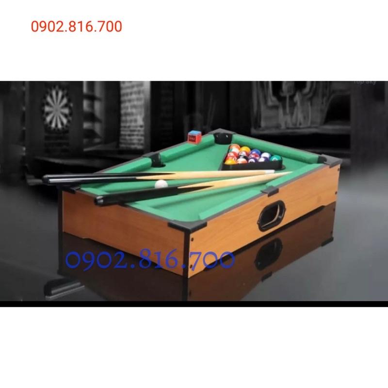 Hộp đồ chơi bàn bida lỗ mini 6 lỗ bằng gỗ 2382 ( 51 x 31 x 9cm ) - Mini Table Top Pool