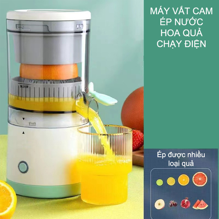 Máy vắt cam tự động, Máy ép trái cây không dây, đa năng tiện lợi, Sạc Pin nhanh