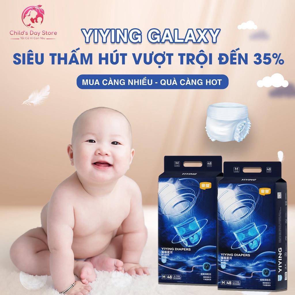 Tã bỉm Yiying Galaxy Thiên Hà Ánh Sáng Đủ size tã dán S58/M48/L40 Tã quần L38/XL34/XXL32/XXXL30-Childs_day