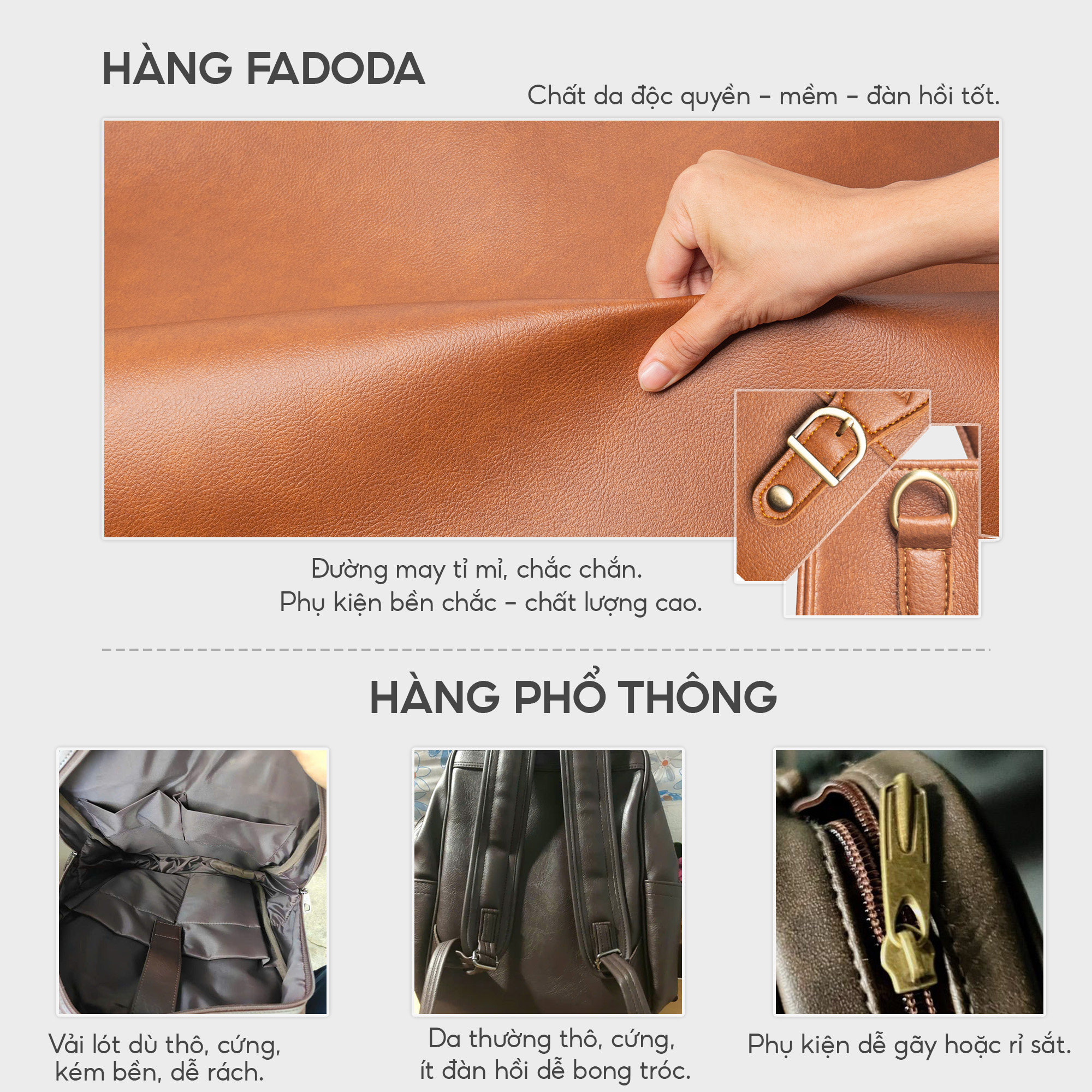 Túi da thời trang đeo chéo mini đựng điện thoại nữ Fadoda FN46