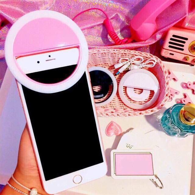 Đèn kẹp selfie cho điện thoại shop