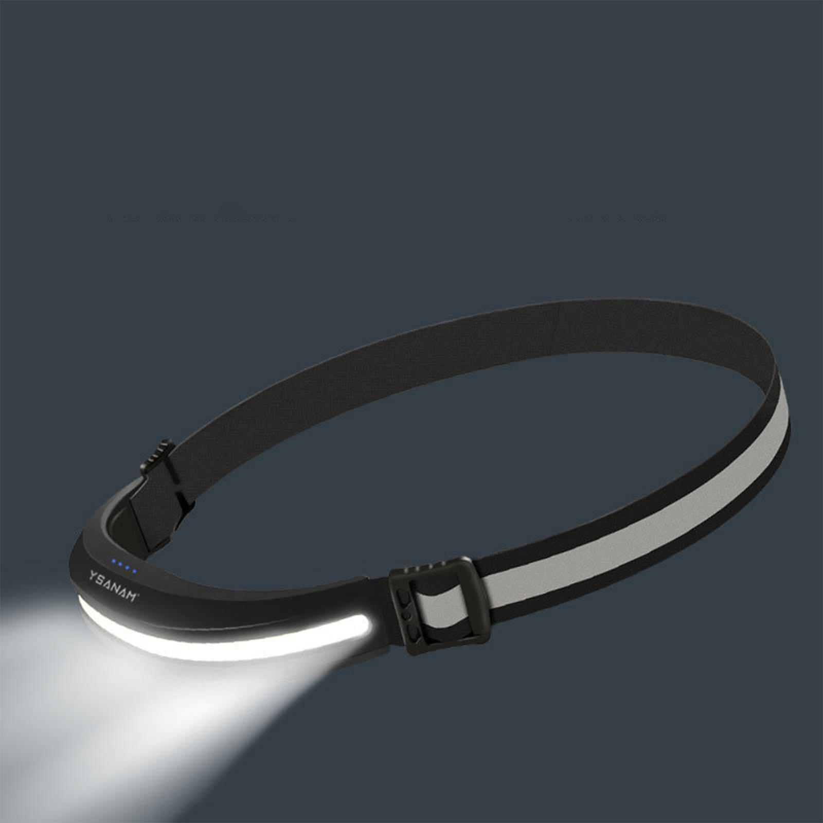 COB headlight Adjustable  Flashlight for  Running Cycling Camping ,