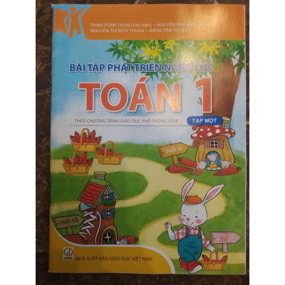 Sách - Combo Bài tập phát triển năng lực môn toán lớp 1 - Theo chương trình giáo dục phổ thông 2018