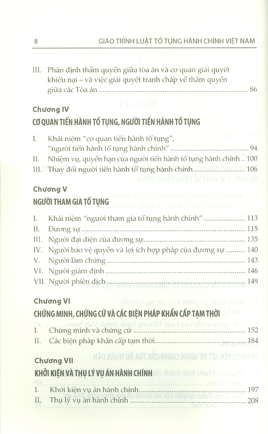 Giáo Trình Luật Tố Tụng Hành Chính Việt Nam - GS. TS. Phạm Hồng Thái, PGS.TS. Bùi Tiến Đạt (Đồng chủ biên) - Tái bản lần thứ nhất - (Bìa mềm)