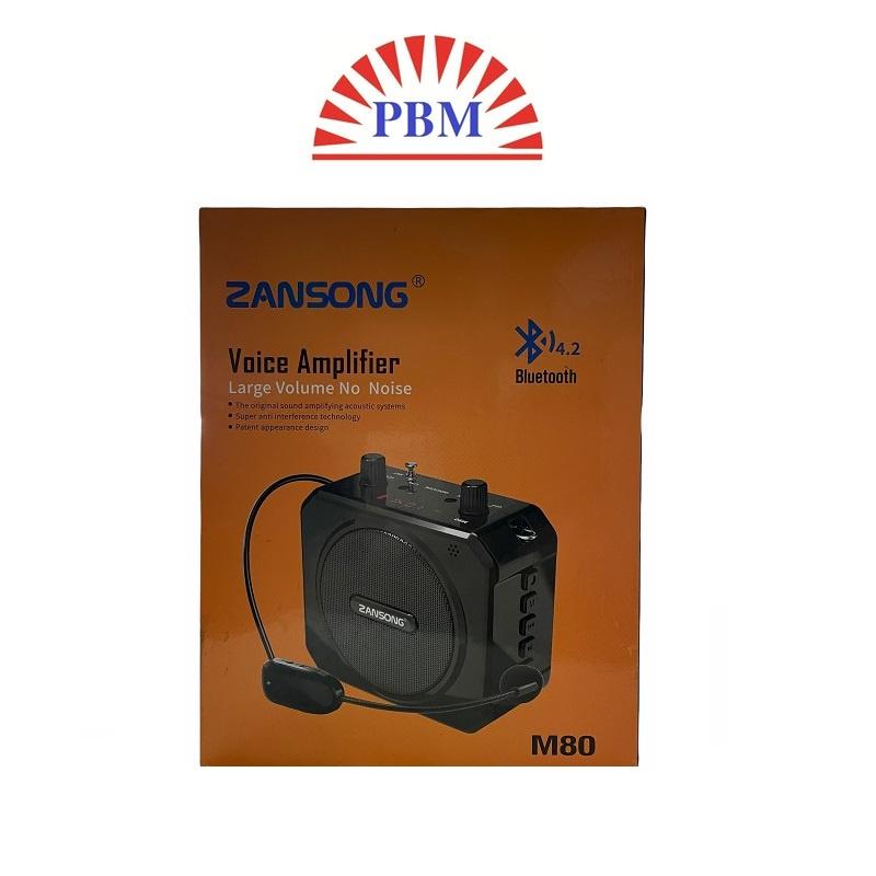 Máy trợ giảng Zansong M80 - 1 micro móc tai.