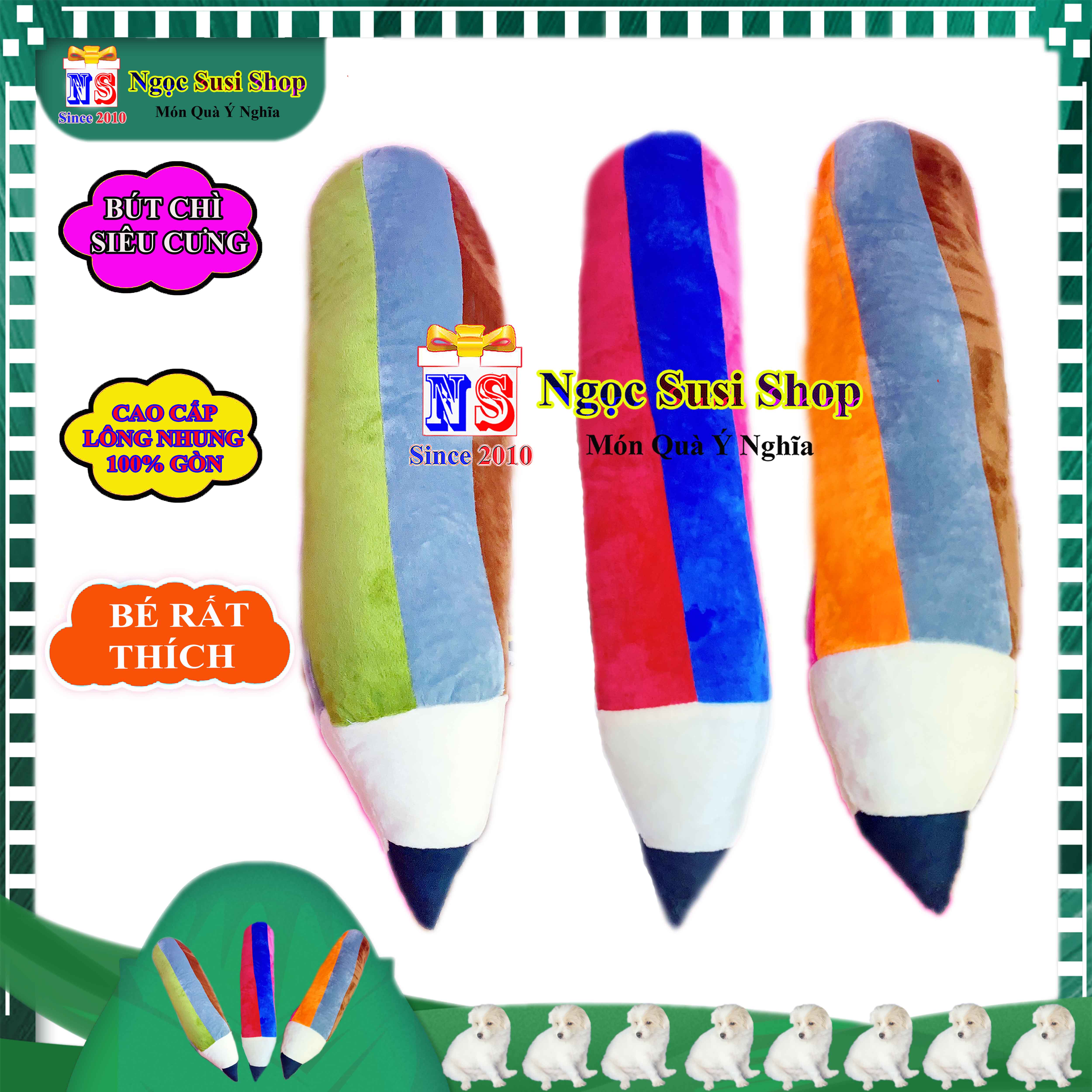 GẤU BÔNG CÂY BÚT CHÌ SIÊU MỀM MỊN DÀNH CHO BÉ ÔM NGỦ - THÚ BÔNG HÌNH CÂY BÚT CHÌ HÀNG ĐỘC