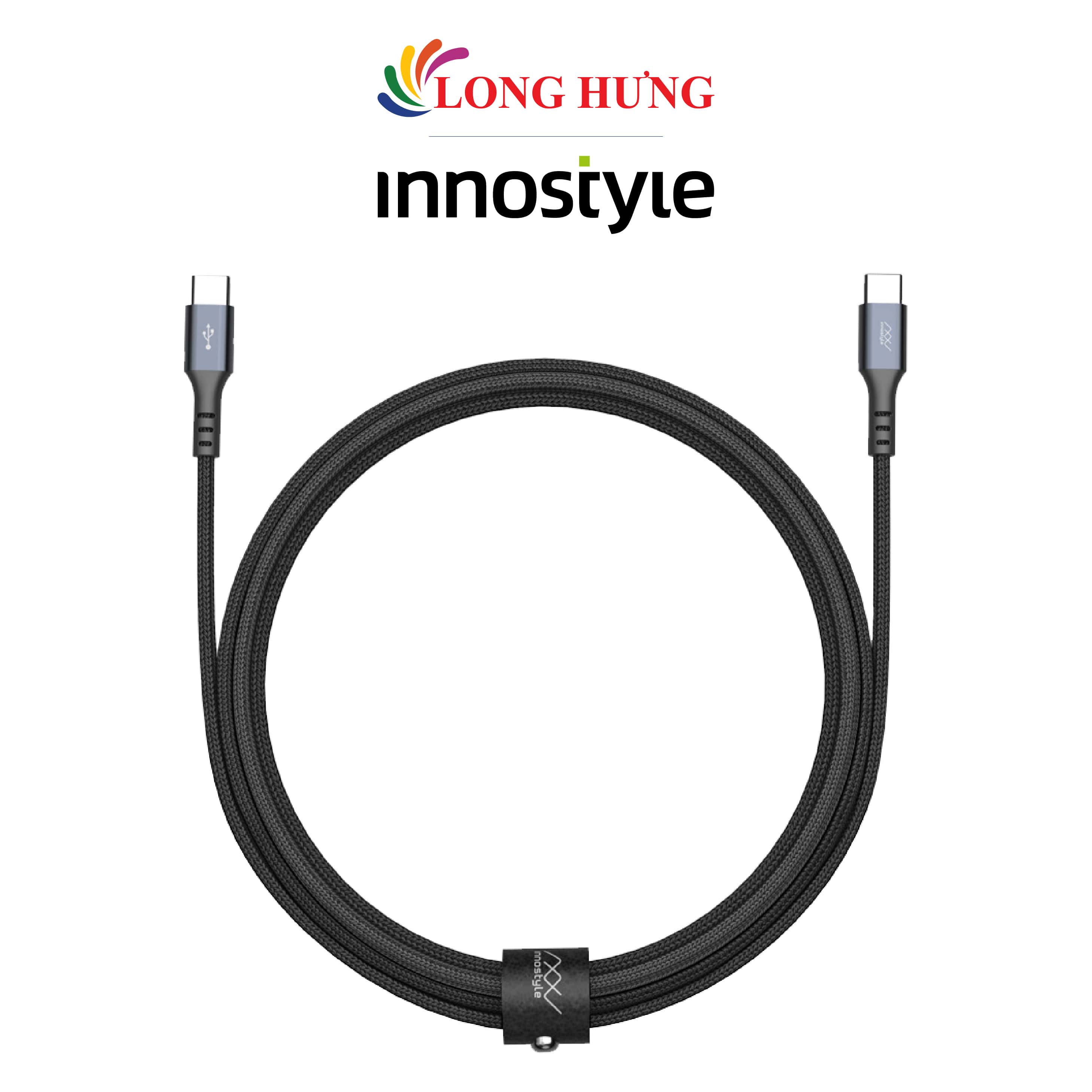 Cáp USB Type-C to Type-C Innostyle Duraflex 1.5m ICC150 - Hàng chính hãng